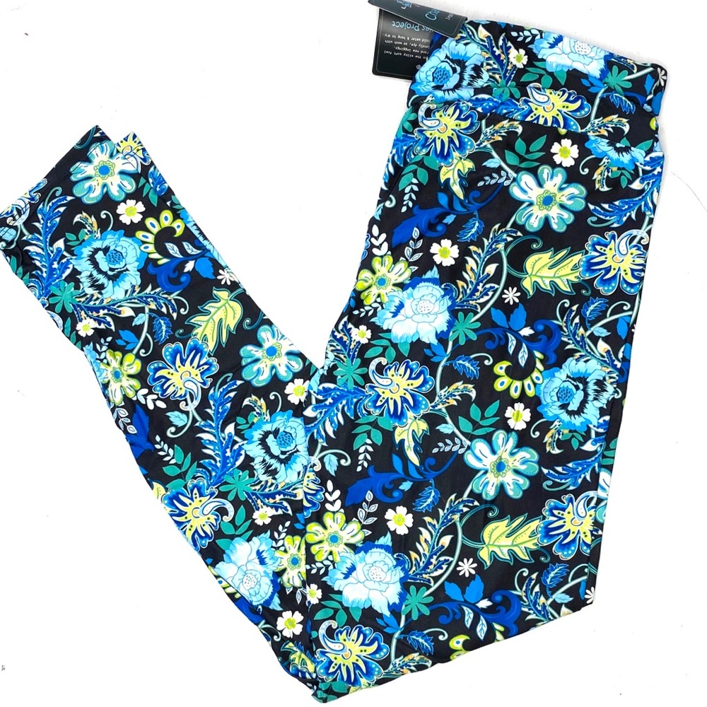 Black Floral Leggings - Charlie’s Project